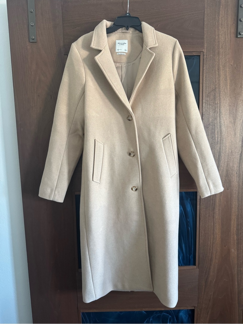 Abercrombie & Fitch Tan Dad Coat